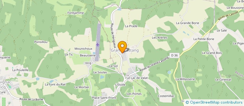 localisation de l'entreprise L OEIL LUCIDE à LE BUISSON-DE-CADOUIN