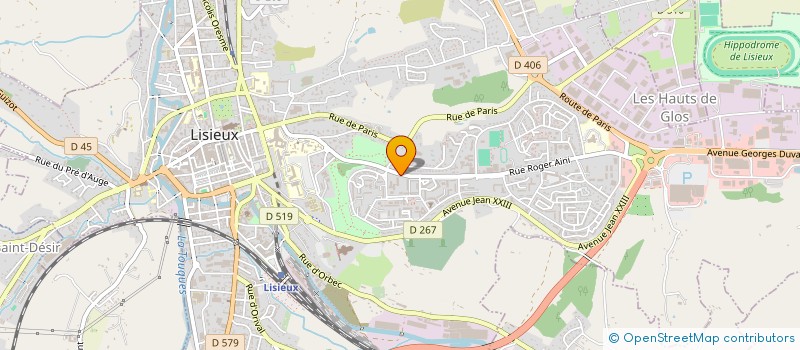 localisation de l'entreprise L'OEIL MAGIQUE à LISIEUX