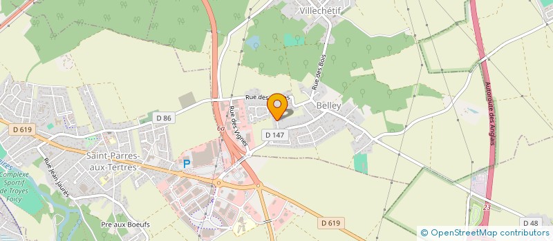 localisation de l'entreprise L'OEIL META  VILLECHETIF