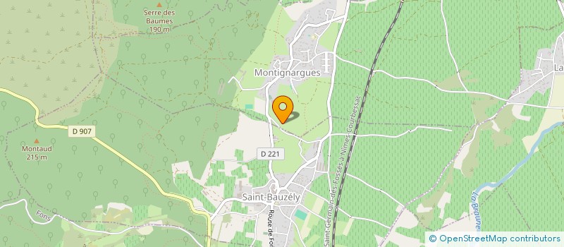 localisation de l'entreprise L OEIL VERT  MONTIGNARGUES