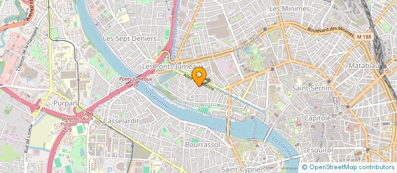 localisation de l'entreprise L'OEIL VIF PRODUCTIONS à TOULOUSE