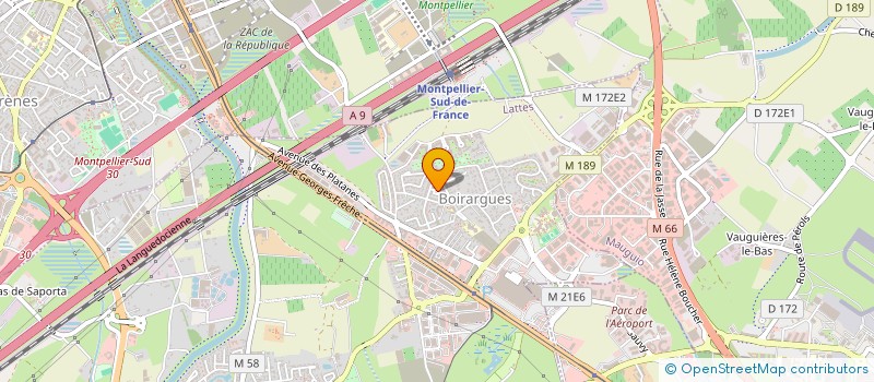 localisation de l'entreprise L'OEILLON à LATTES