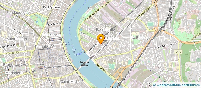 localisation de l'entreprise L OENOLIMIT à BORDEAUX