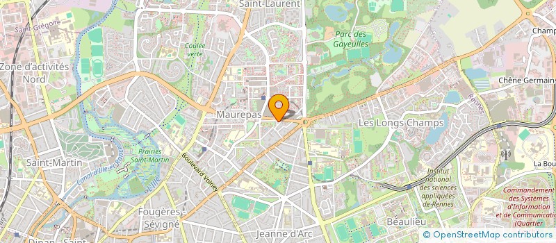 localisation de l'entreprise L'OESOPHAGE à RENNES