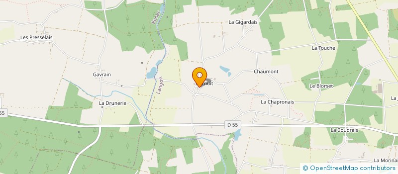 localisation de l'entreprise L OEUF A BRIQUES  LANGON