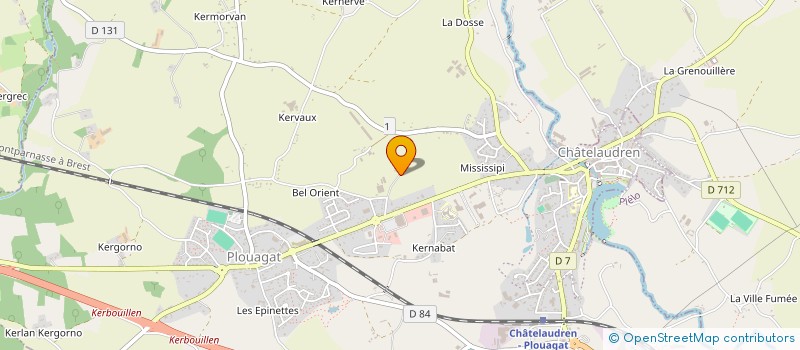 localisation de l'entreprise L'OEUF DE BEAU PRE à LANRODEC