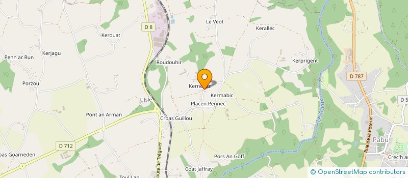 localisation de l'entreprise L'OEUF DU ROUDOUR à PLOUISY
