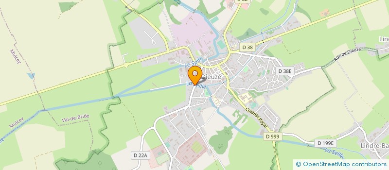 localisation de l'entreprise L'OEUF DU SAULNOIS à DIEUZE