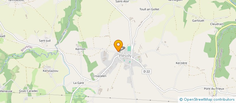 localisation de l'entreprise L'OEUF DU VALLON D'OR à PLESIDY