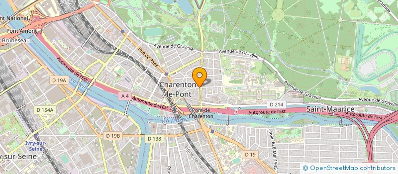 localisation de l'entreprise L'OEUVRE DE PAUL BOURDE  CHARENTON-LE-PONT