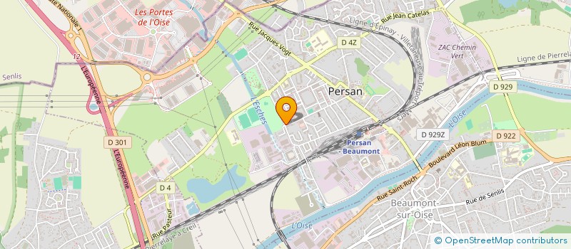 localisation de l'entreprise L'OEUVRE DES MAINS  PERSAN