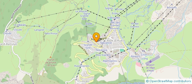 localisation de l'entreprise L'OF2L  HUEZ