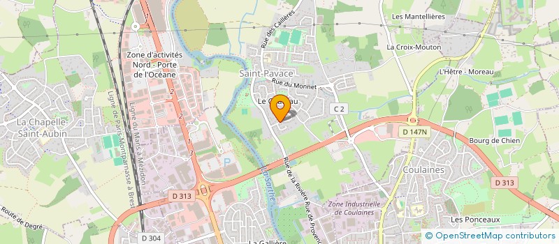 localisation de l'entreprise L'OFFICE DU PATRIMOINE  SAINT-PAVACE