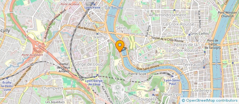 localisation de l'entreprise L'OFFICIEL  LYON