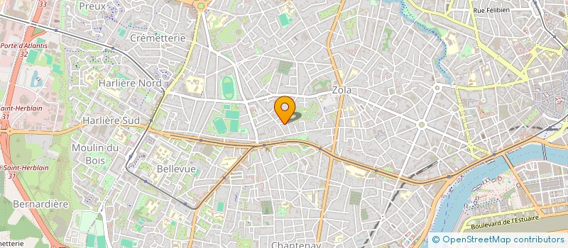 localisation de l'entreprise L'OFFICIEL DU DEMENAGEMENT à NANTES