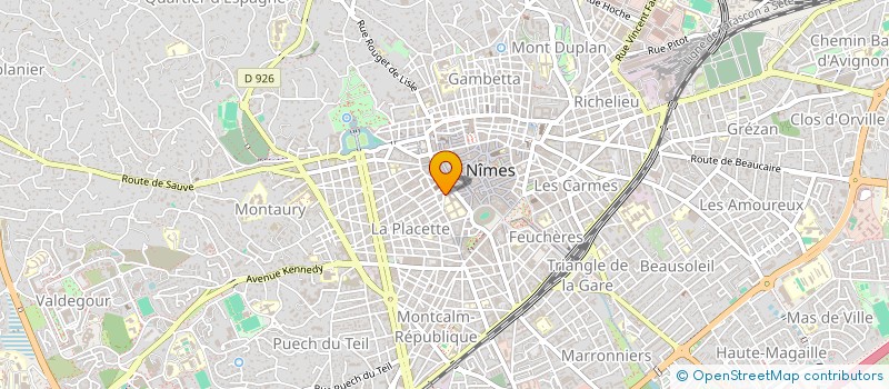 localisation de l'entreprise L'OFFICINA  NIMES