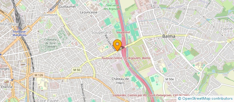localisation de l'entreprise L'OFFICINA à TOULOUSE
