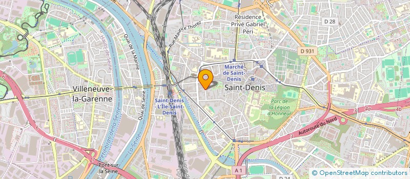 localisation de l'entreprise L OFFICINE à SAINT-DENIS
