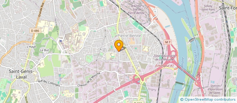 localisation de l'entreprise L'OFFICINE  OULLINS-PIERRE-BENITE