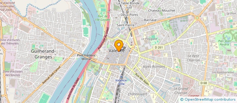 localisation de l'entreprise L'OFFICINE CAFE  VALENCE