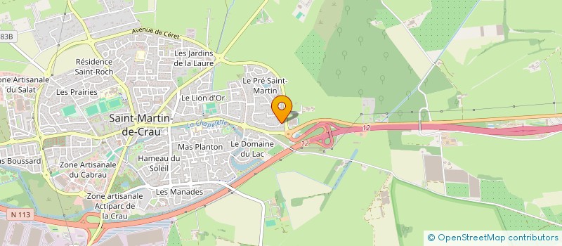 localisation de l'entreprise L'OHEME à SAINT-MARTIN-DE-CRAU