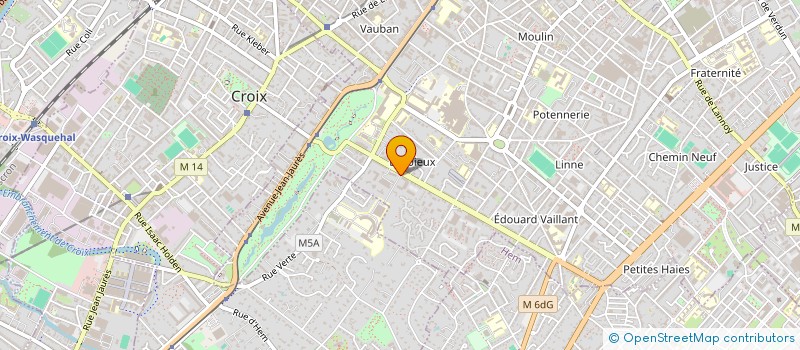 localisation de l'entreprise L'OIE DU NORD  ROUBAIX