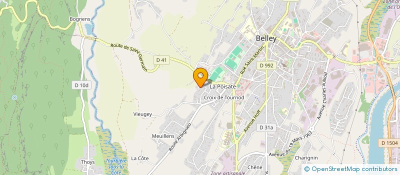 localisation de l'entreprise L'OIE SAUVAGE ET YANG SHEN - QI GONG  BELLEY