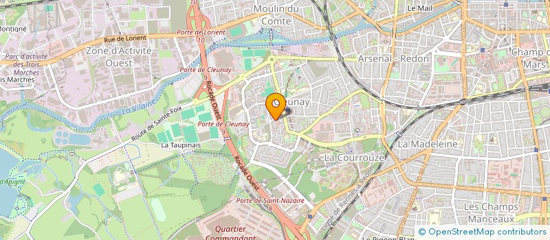 localisation de l'entreprise L OISEAU  RENNES