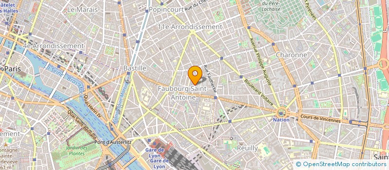 localisation de l'entreprise L OISEAU A LUNETTES  PARIS