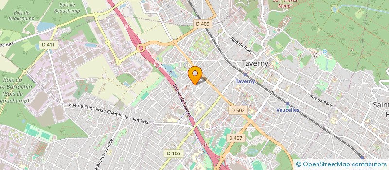 localisation de l'entreprise L'OISEAU BLANC  TAVERNY