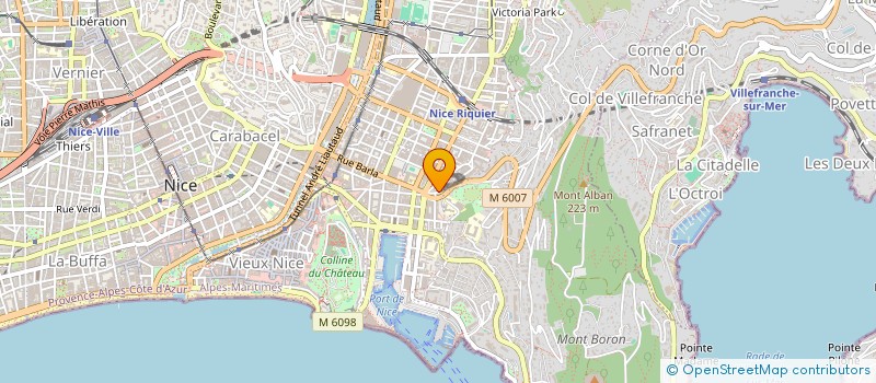 localisation de l'entreprise L'OISEAU BLEU à NICE