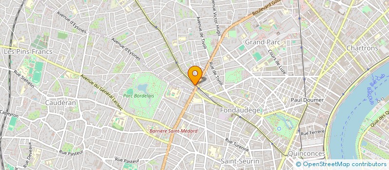 localisation de l'entreprise L'OISEAU BLEU à LE BOUSCAT