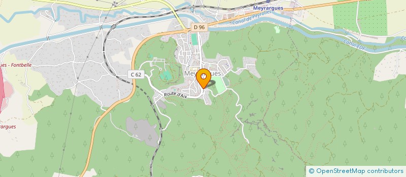 localisation de l'entreprise L OISEAU BLEU  MEYRARGUES