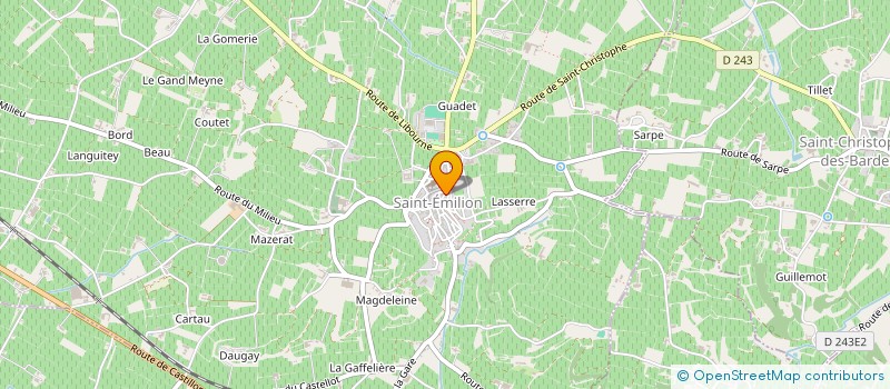 localisation de l'entreprise L'OISEAU DE SAINT EMILION  SAINT-EMILION