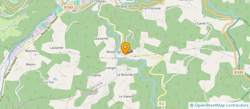 localisation de l'entreprise L'OISEAU DISCO  LAMASTRE