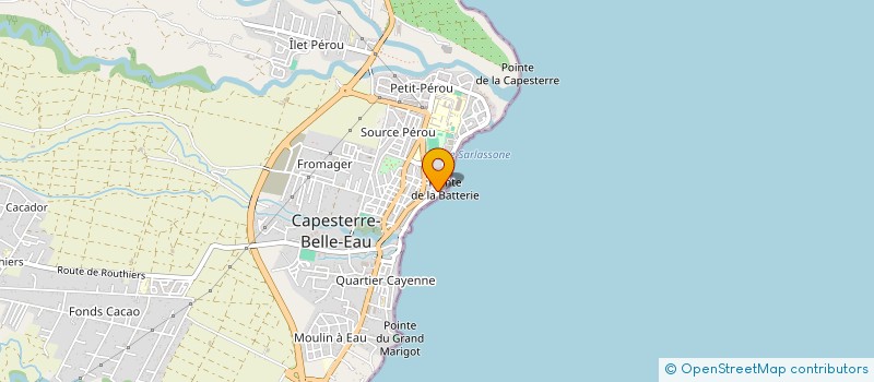 localisation de l'entreprise L'OISEAU DU PARADIS à CAPESTERRE-BELLE-EAU