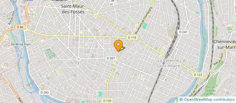 localisation de l'entreprise L'OISEAU JARDINIER  SAINT-MAUR-DES-FOSSES