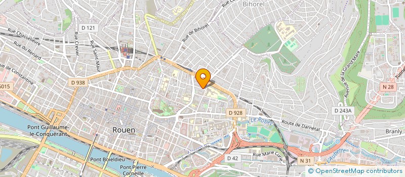 localisation de l'entreprise L'OISEAU LIRE  ROUEN