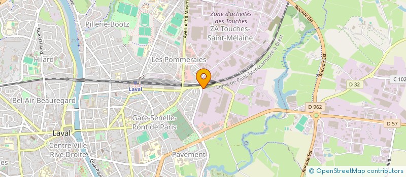 localisation de l'entreprise L'OISEAU REFAIT SON NID à LAVAL