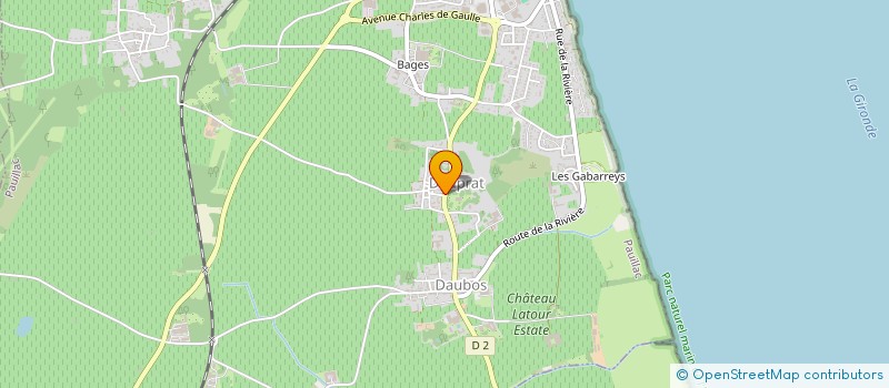 localisation de l'entreprise L'OISEAU SUR LA RIVIERE à PAUILLAC