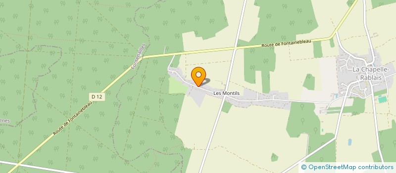 localisation de l'entreprise L'OISEAU VERT  LA CHAPELLE-RABLAIS