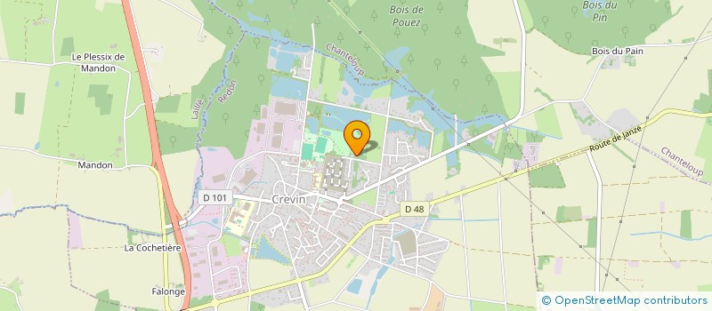 localisation de l'entreprise L OISILLIERE  CREVIN