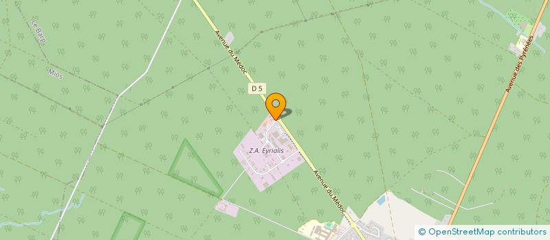 localisation de l'entreprise L'OLEA  LE BARP