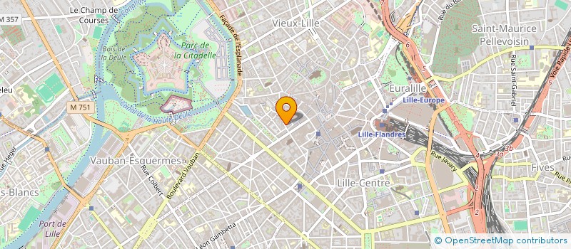 localisation de l'entreprise L'OLIBRIUS à LILLE