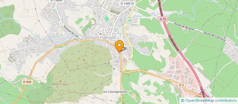 localisation de l'entreprise L OLIDOC à CLERMONT-L'HERAULT