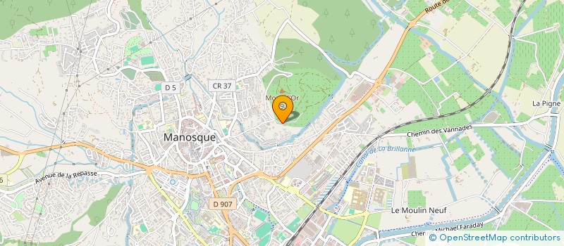 localisation de l'entreprise L'OLIVADE  MANOSQUE
