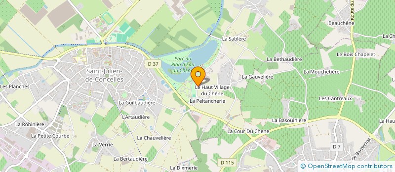 localisation de l'entreprise L'OLIVALE  SAINT-JULIEN-DE-CONCELLES