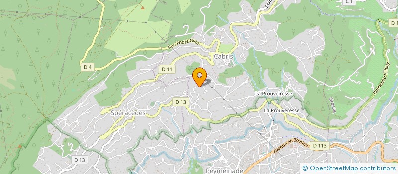 localisation de l'entreprise L'OLIVANCE GESTION SCI  CABRIS