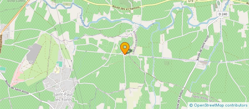 localisation de l'entreprise L'OLIVEA  SAINT-PAUL-LES-FONTS