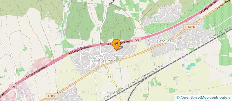 localisation de l'entreprise L'OLIVERA à SAINT-GERVASY